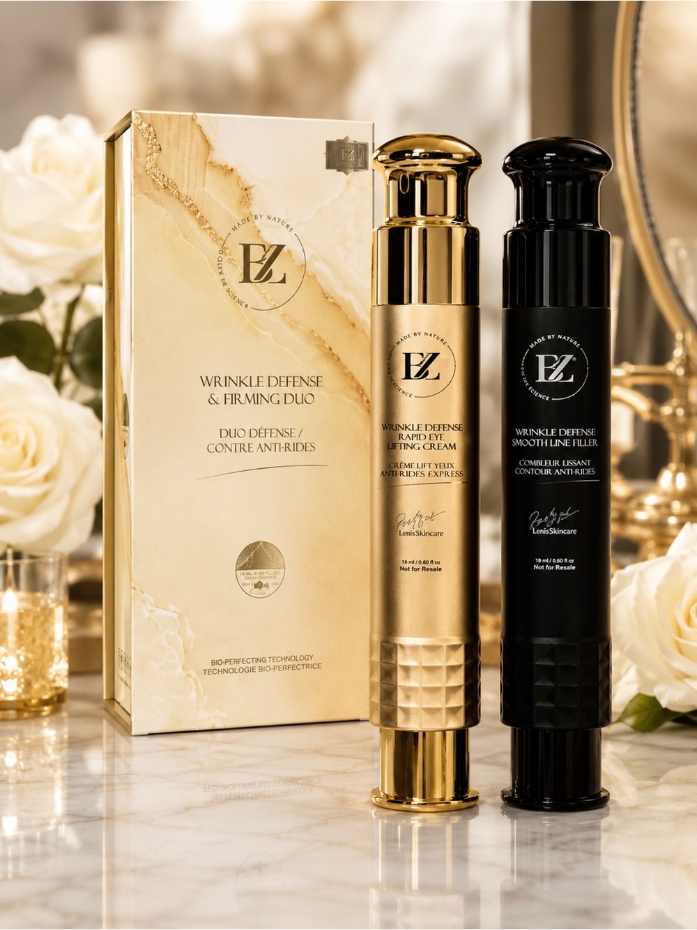 Below Zero Wrinkle Defense & Firming Duo Anti-Aging Skincare Set